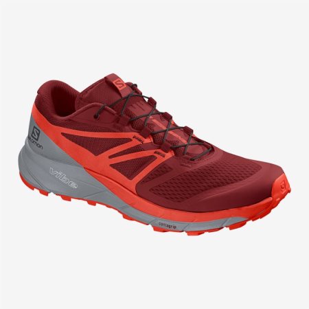 Salomon SENSE RIDE 2 Laufschuhe Herren Rot [9XJN-Z]